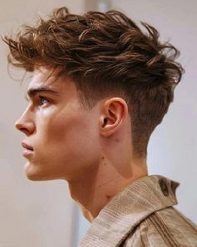 Blowout Low Taper Fade Straight Hair