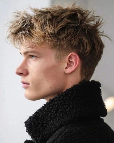 Blowout Low Taper Fade Straight Hair