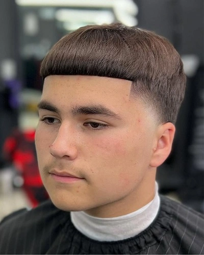 Edgar Low Taper Fade Straight Hair