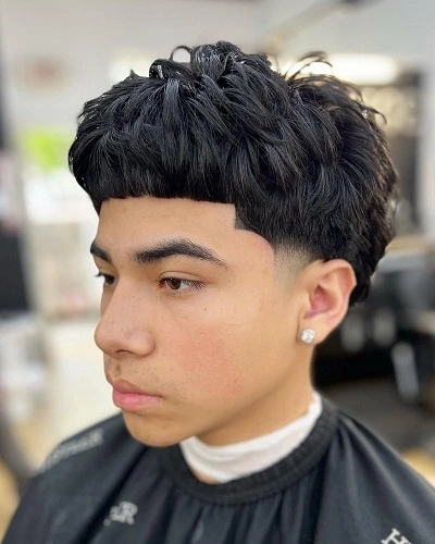 Edgar Low Taper Fade Straight Hair