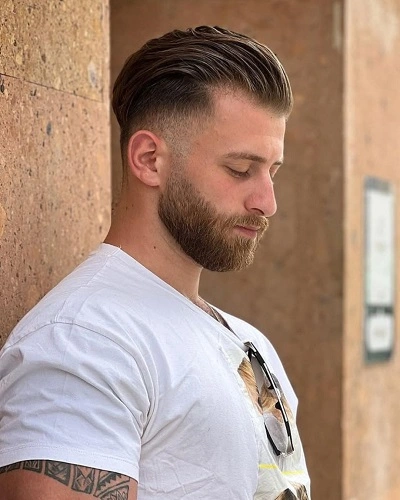 Low Fade Undercut Straight Hair
