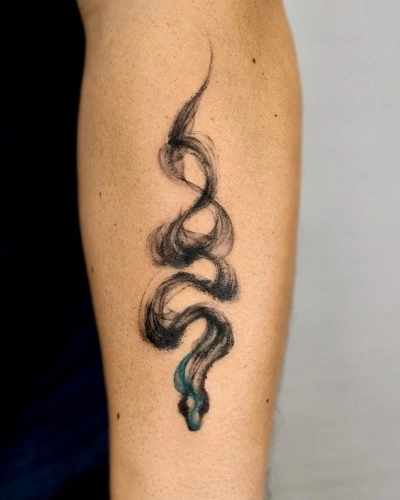 Abstract Snake Tattoos for Men