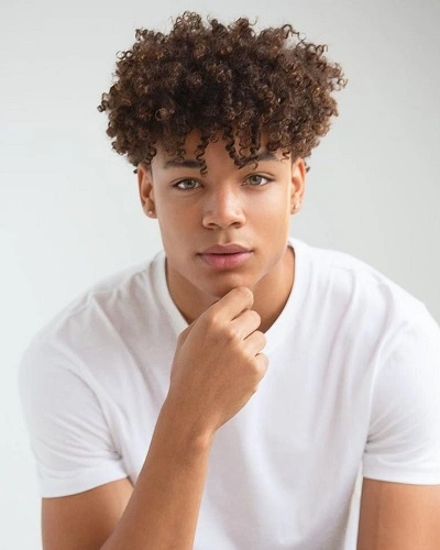 Afro Anime Hairstyle