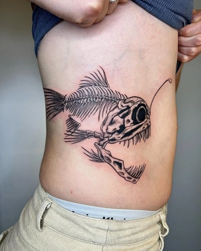 Anglerfish Tattoos for Men