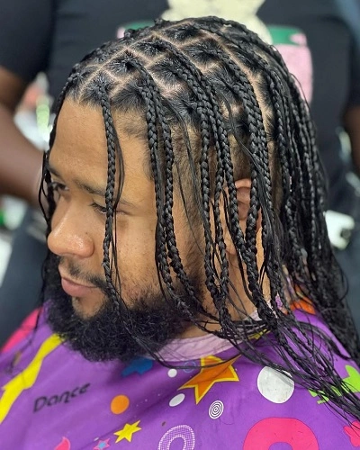 Bohemian Long Hairstyles for Men