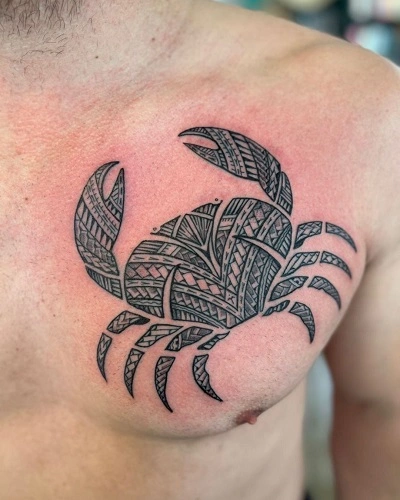 Crab Tattoos for Men