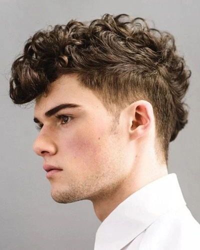 Curly Faux Hawk