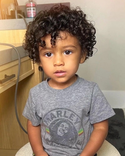 Curly Hair Boy Kid