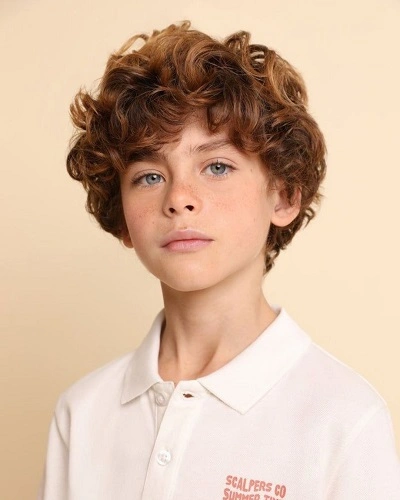 Cute Guys with Curly Hair Age 12