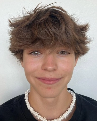 Fluffy Layered Hair Boy