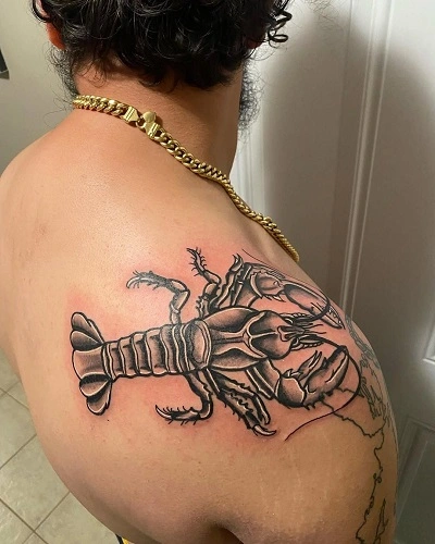 Lobster Tattoos for Men