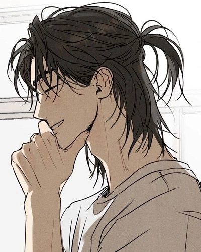 Long Flowing Anime Hairstyle