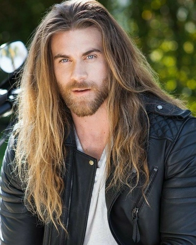 Long Hairstyles for Men with Beard