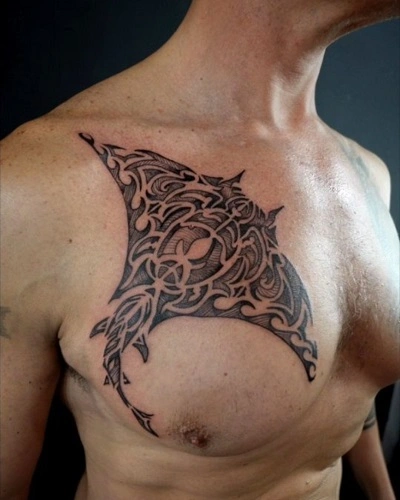 Manta Ray Tattoos for Men