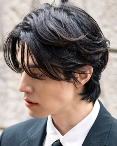 Medium Layered Anime Hairstyle
