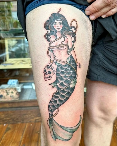 Mermaid Tattoos for Men