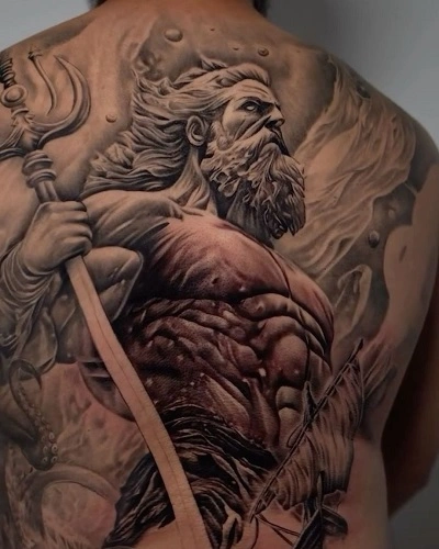 Ocean King Tattoos for Men