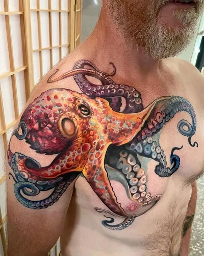 Octopus Tattoos for Men