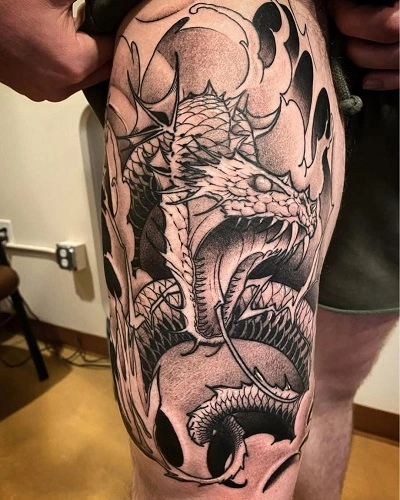 Sea Serpent Tattoos for Men