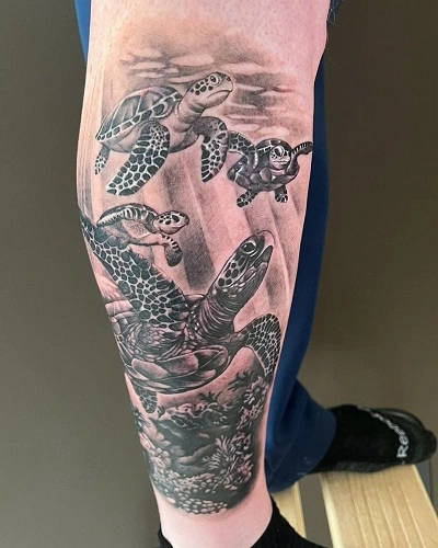 Sea Turtle Tattoos for Men