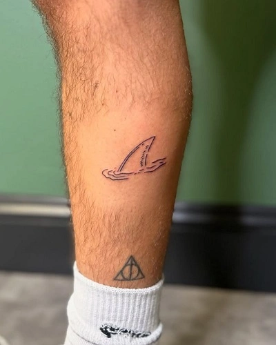 Shark Fin Tattoos for Men