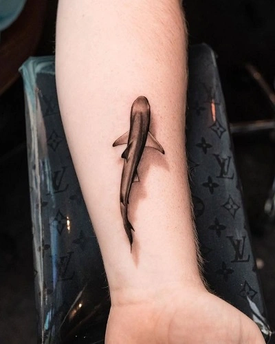 Simple Shark Tattoos for Men