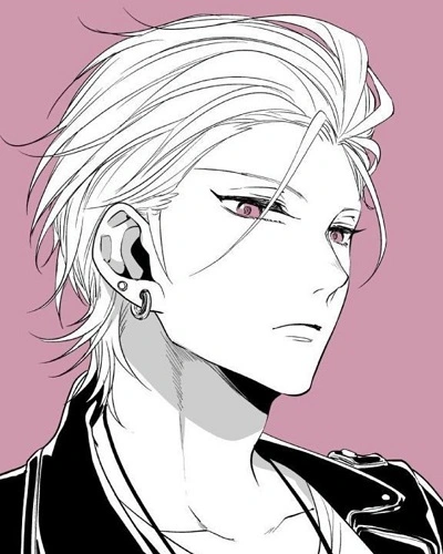 Slicked Back Anime Hairstyle