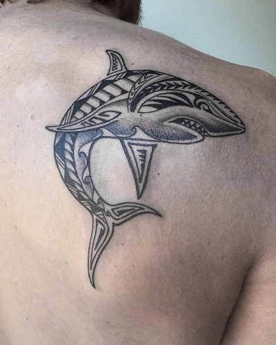 Tribal Shark Tattoos for Men