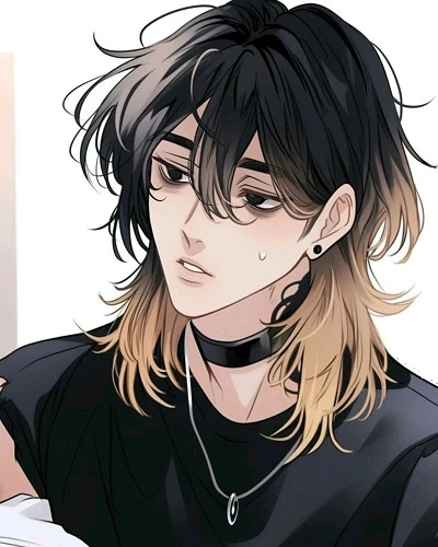 Two Toned Anime Hairstyle