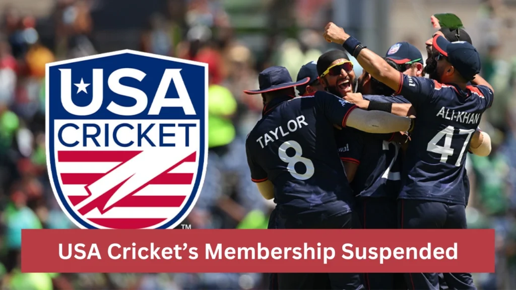 USA Cricket’s Membership Suspended