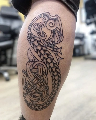 Viking Snake Tattoos for Men