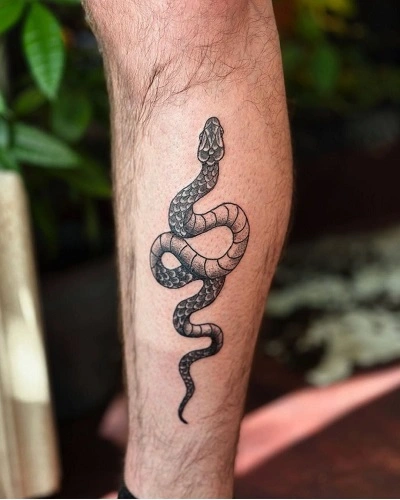 Water Snake Tattoos for Men