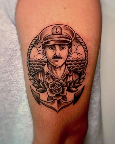 American Traditional Sailor Tattoos