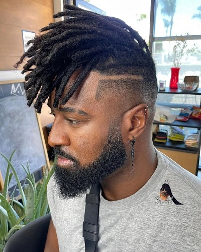 Dreadlocks Men with Beard