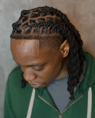 Dreadlocks Men with Fade