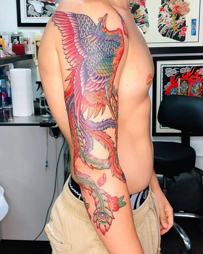 Japanese Phoenix Tattoo
