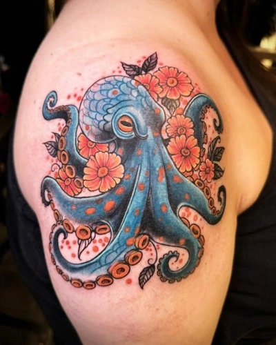 Sailor Octopus Tattoos