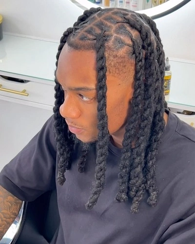 Twisted Dreadlocks Men