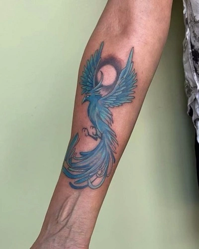 Water Phoenix Tattoo for Men