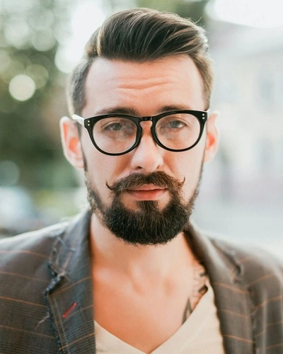 Short Boxed French Beard for men