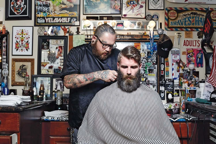 the Men Grooming Wave