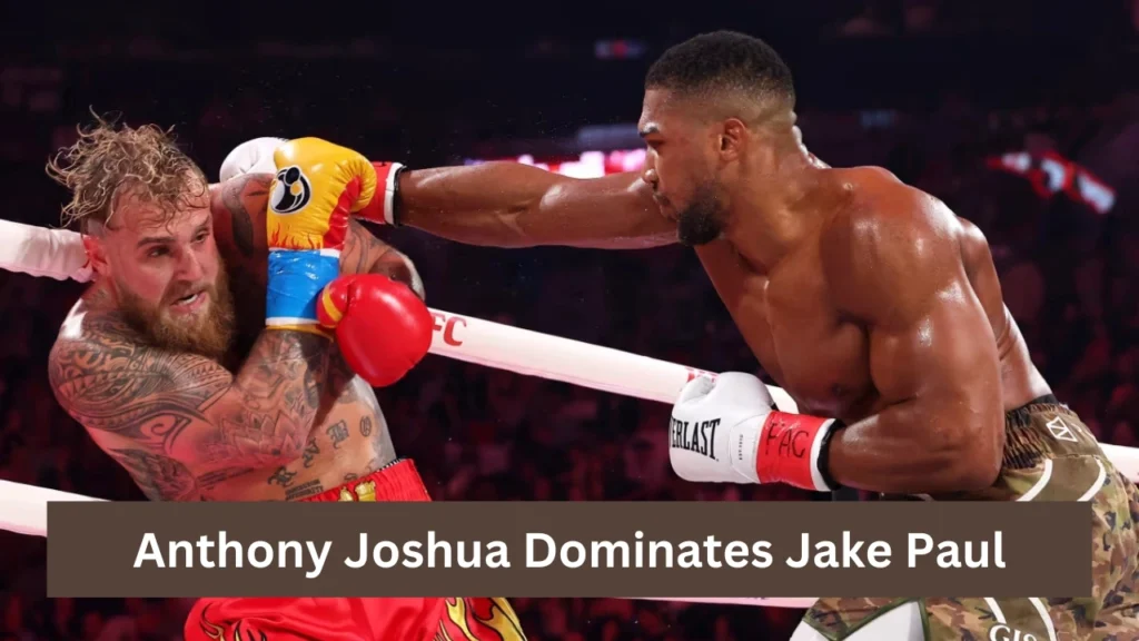 Anthony Joshua Dominates Jake Paul