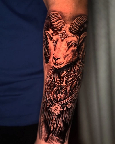 Aries Forearm Tattoos for Men