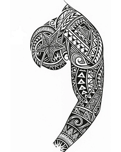 Arm, Leg, and Shoulder Tattoos Stencils