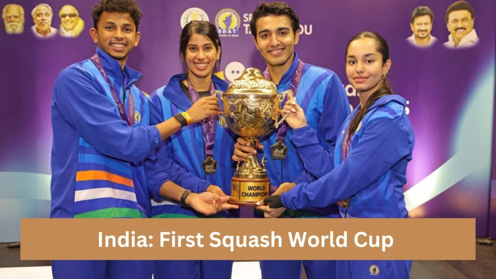 India Claims First Squash World Cup Title