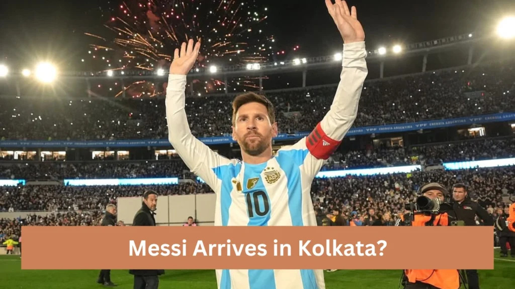 Messi Arrives in Kolkata