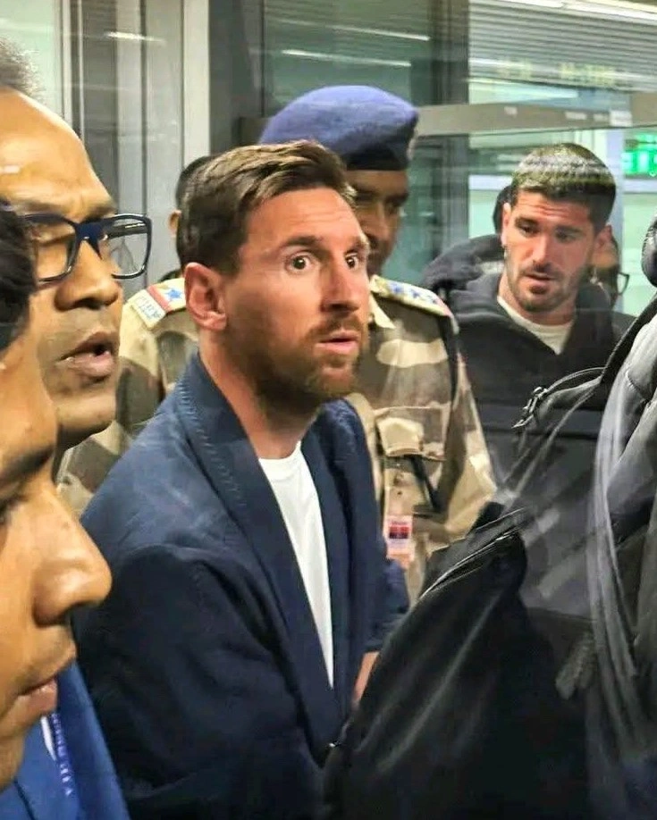 Messi Arrives in Kolkata