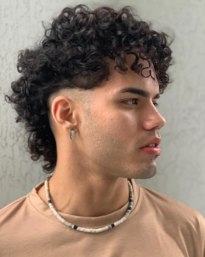 Curly Top with Fade