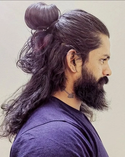 Half Up Top Knot