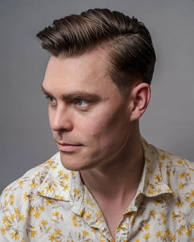 Side Part with Taper